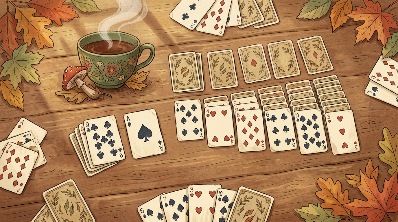 Solitaire — cozy card game artwork